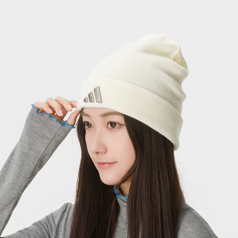 Adidas Beanie KQ6682 Ivoorwit  - Beanie Cuffed Knit recensie en prijs
