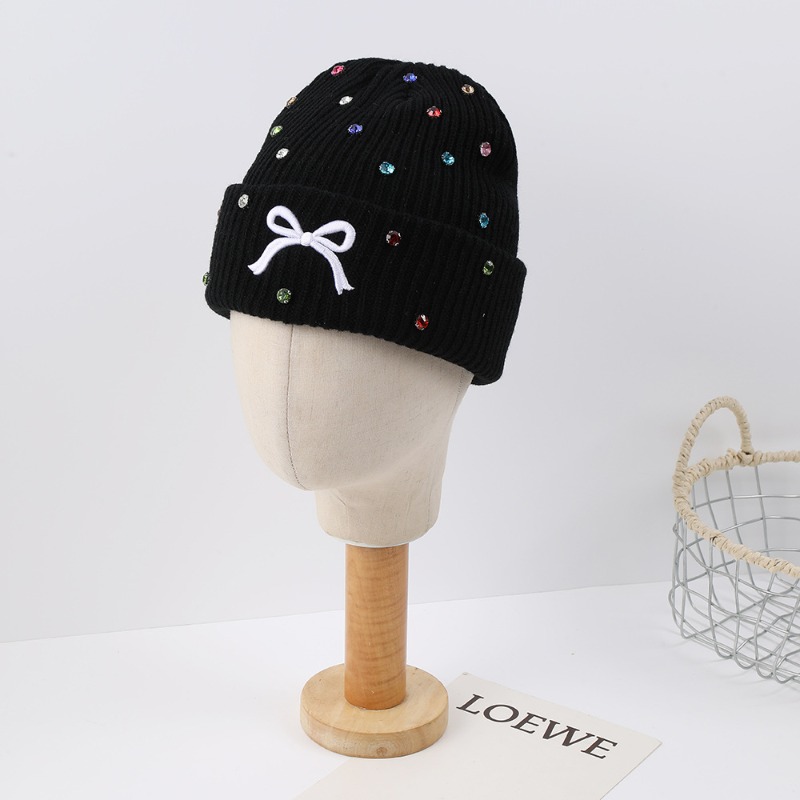 Dames gebreide muts met glanze - Beanie Cuffed Knit recensie en prijs