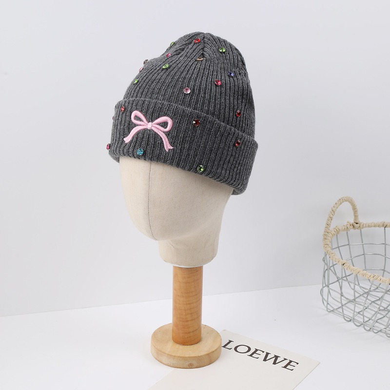 Dames gebreide muts met glanze - Beanie Cuffed Knit recensie en prijs