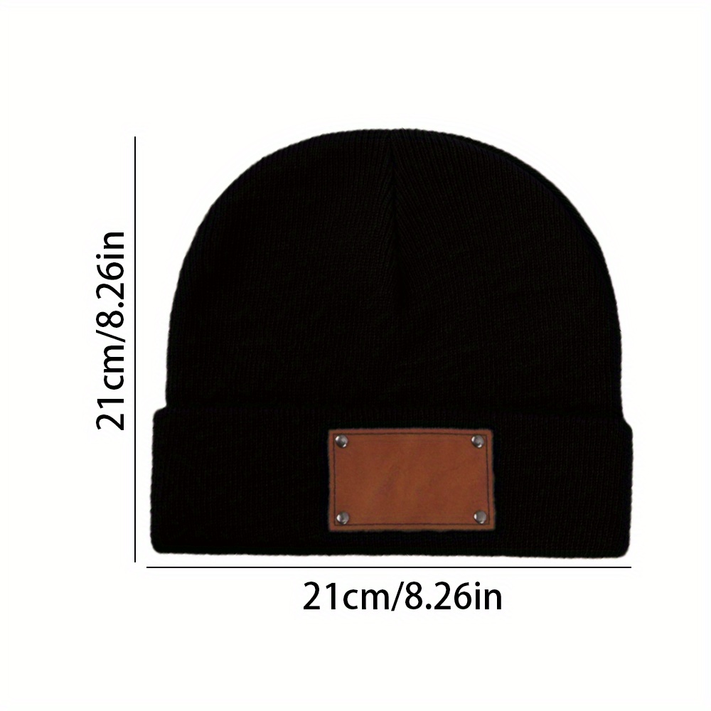 Gebreide muts met een geperson - Beanie Cuffed Knit recensie en prijs