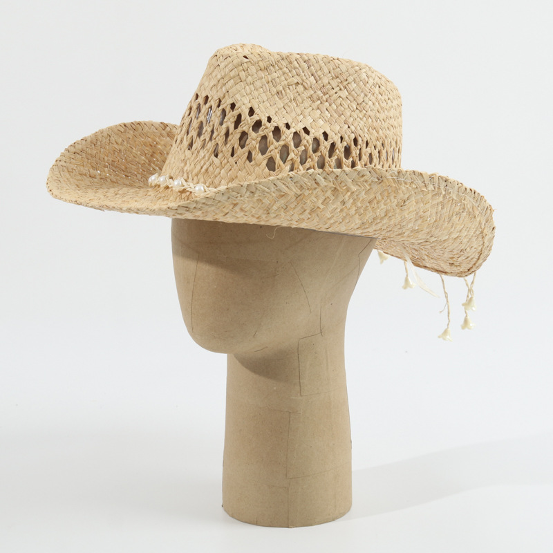 Unisex nieuwe cowboy strohoed  - Cowboy Hat Straw recensie en prijs
